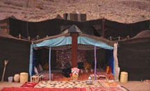 Salon tent eco-lodge Ouednoujoum
