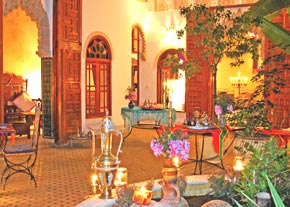Rabat andalusische patio